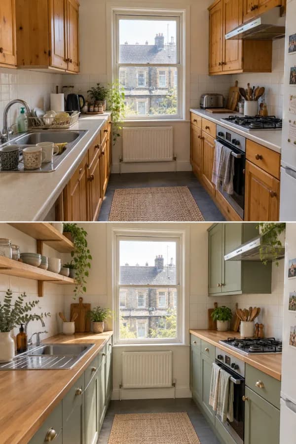 Our £2k kitchen refresh, before and after